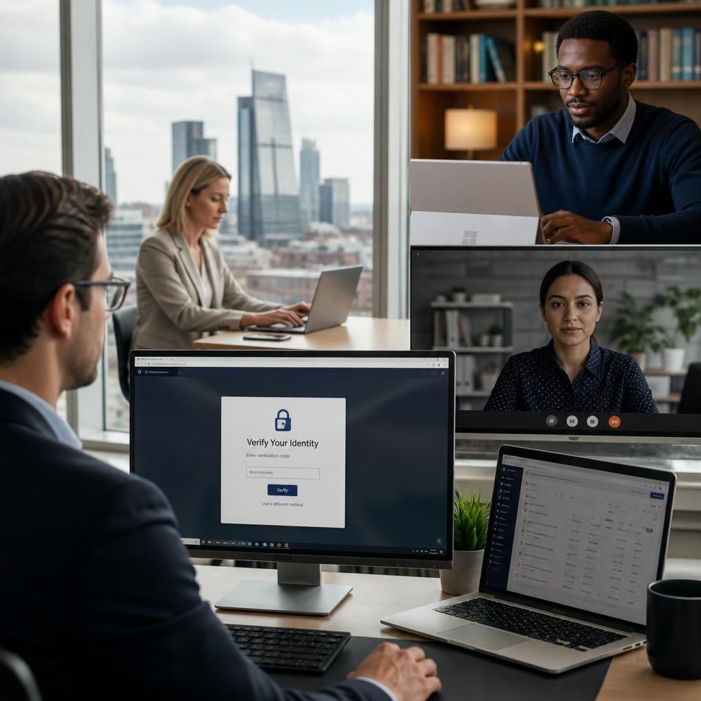 Staff at different business locations using consistent access policies