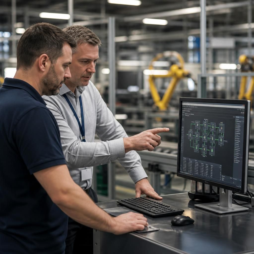 Cyber security planning for a manufacturing business with connected operational systems