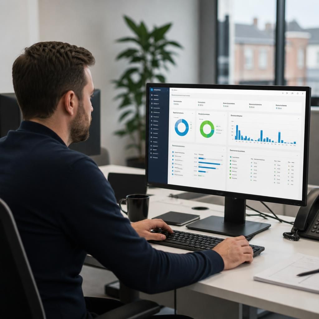 IT asset dashboard showing device activity, ownership and status records