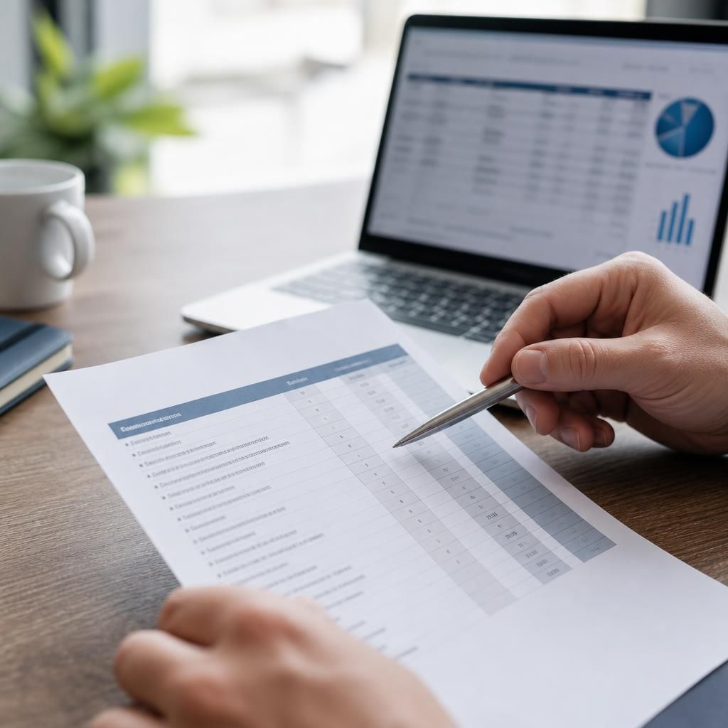 Pricing proposal listing managed network services, included costs and additional charges