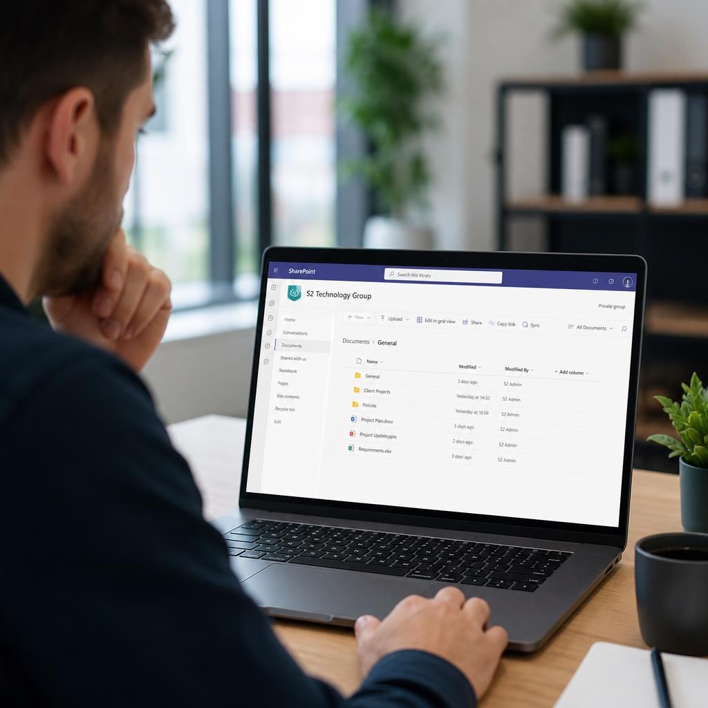 Microsoft Teams channel folder displayed in a SharePoint document library