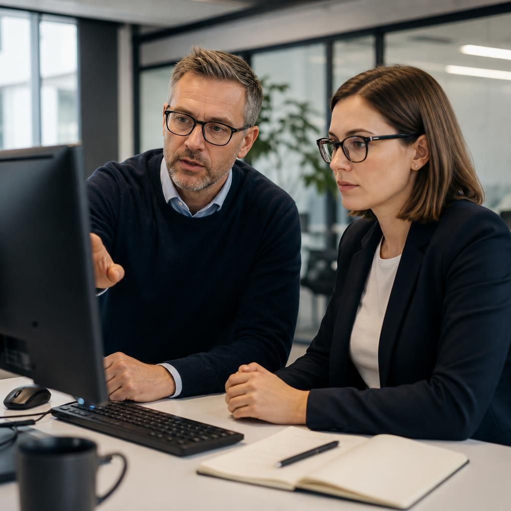 Professional services team reviewing Microsoft 365 identity and access controls