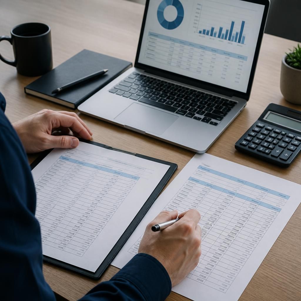 IT support contract beside a record of logged service hours