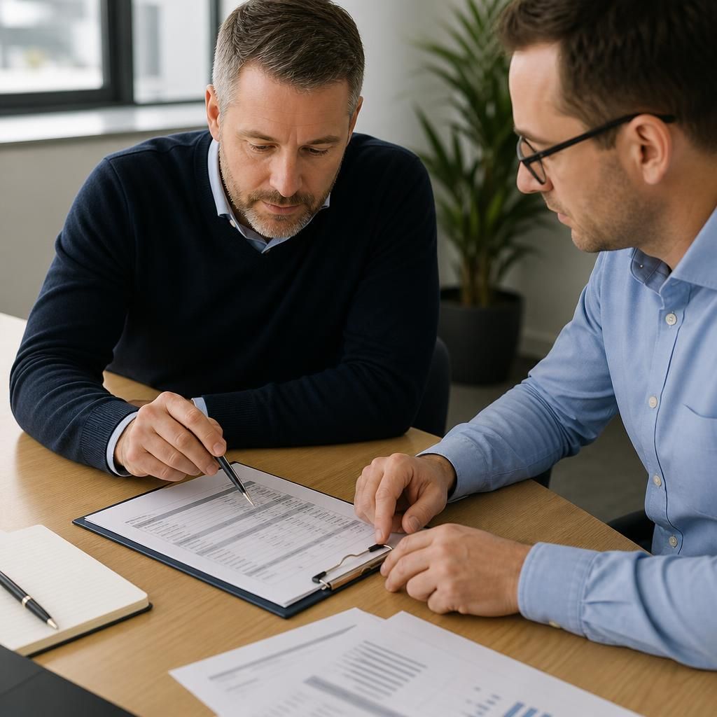 IT contract review showing recurring fees, project charges and service amendments