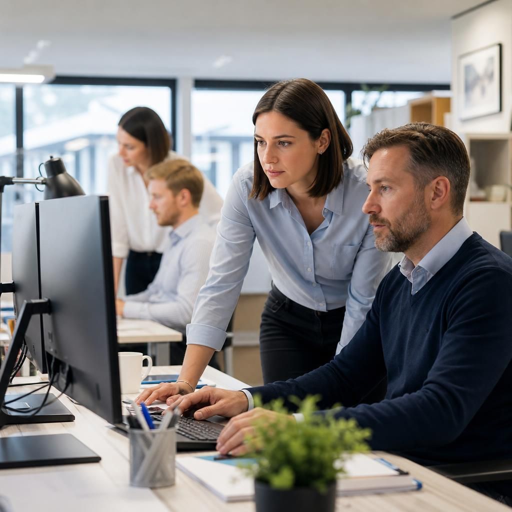 Professional services team accessing business applications through a cloud server